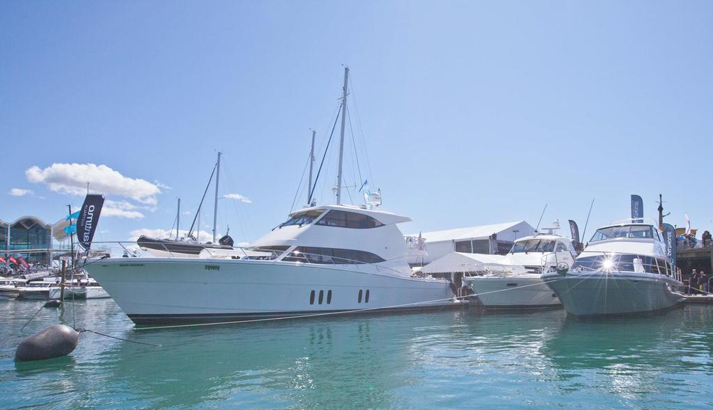 Maritimo M65 at 2015 Auckland On Water Boat Show photo copyright Marine Industry Association . taken at  and featuring the  class