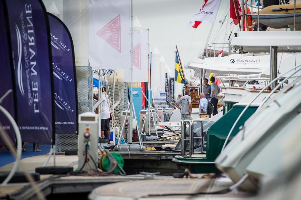 In full view. Thailand Yacht Show 2016 photo copyright Thailand Yacht Show 2016 taken at  and featuring the  class