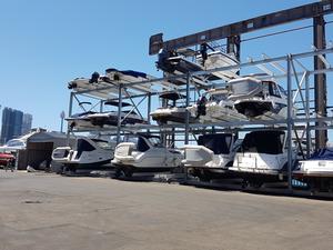 One of four storage racks photo copyright Sydney Harbour Boat Storage http://sydneyharbourboatstorage.com.au/ taken at  and featuring the  class