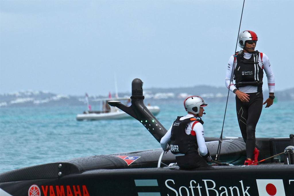 Dean Barker and Chris Draper, Softbank Team Japan - Round Robin 2, Day 78 - 35th America's Cup - Bermuda  June 7, 2017 - photo © Richard Gladwell www.photosport.co.nz