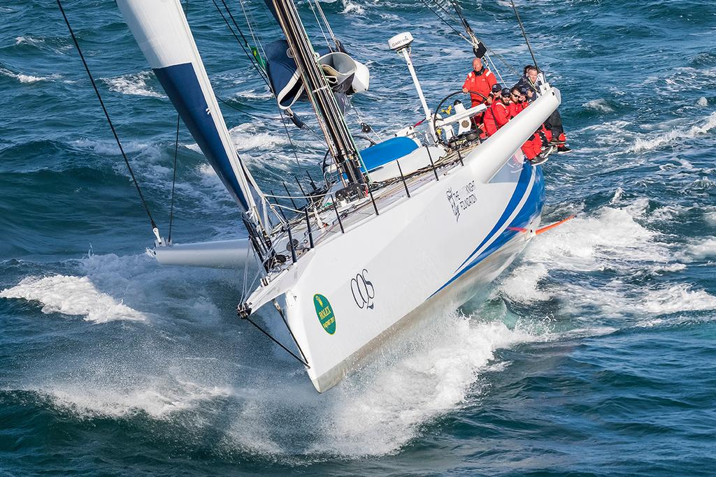 CQS, Sail No: AUS 11111, Class: IRC Zero, Owner: Ludde Ingvall, Type: Supermaxi - Rolex Fastnet Race 2017 © Carlo Borlenghi