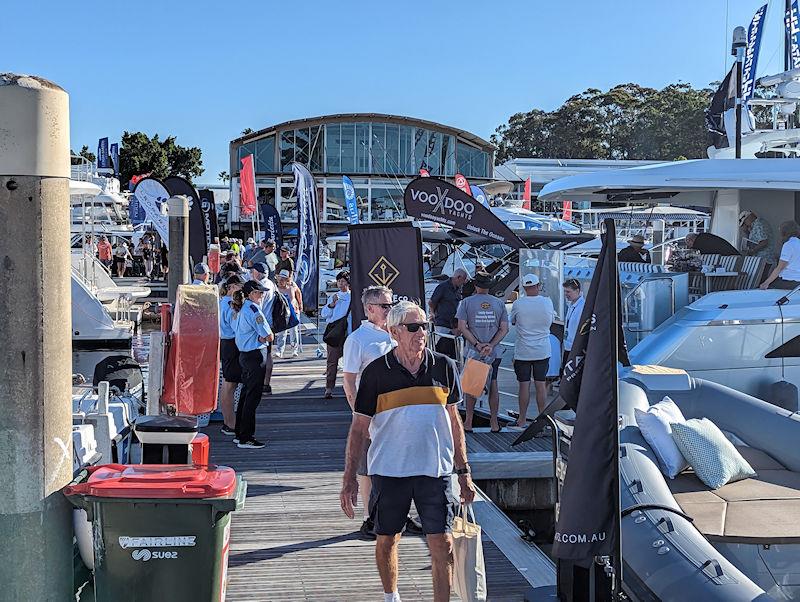 Out and about at the Sanctuary Cove International Boat Show photo copyright Mark Jardine taken at  and featuring the  class