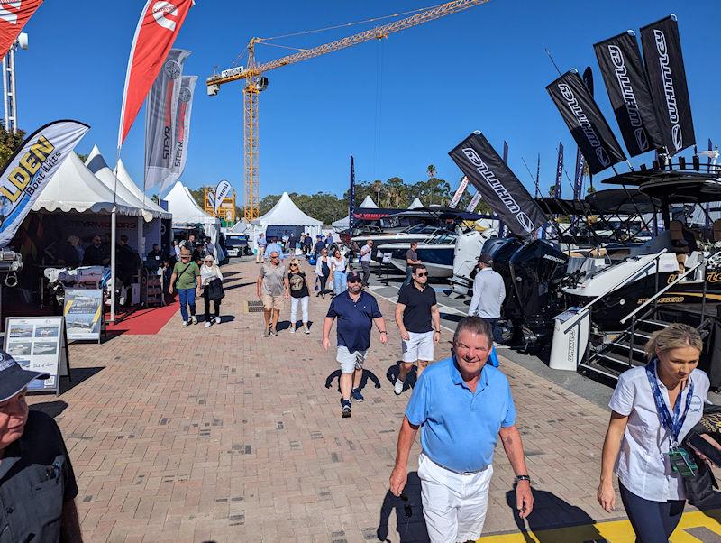 Out and about at the Sanctuary Cove International Boat Show photo copyright Mark Jardine taken at  and featuring the  class