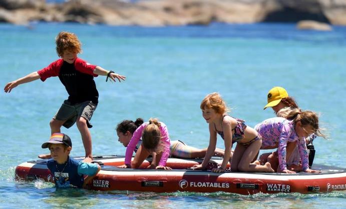 Inflatable pontoons - photo © Sanctuary Cove International Boat Show