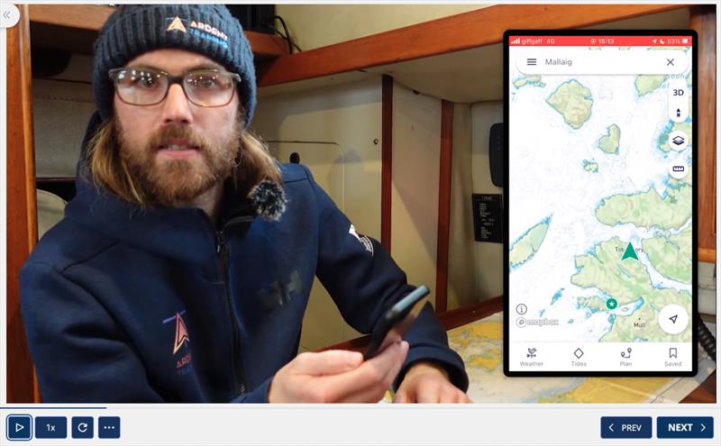 How to navigate the Digital First update to the RYA Day Skipper course photo copyright Ardent Training taken at  and featuring the  class