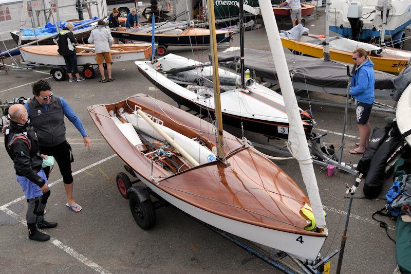 One of the oldest Scorpions in the fleet parked alongside one of the very newest - both were very much an integral part of this championship photo copyright Dougal Henshall taken at Penzance Sailing Club and featuring the Scorpion class