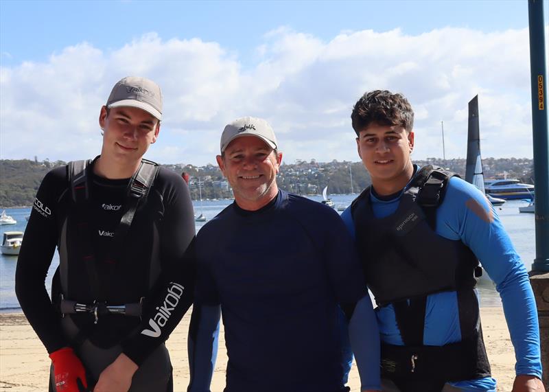 Aristocrat Team Coby Napper, Daryl Milham. Liam Karunaratne - photo © Manly Skiffs