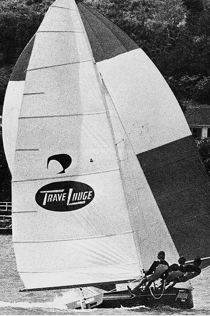 18ft Skiff Golden Era: Travelodge New Zealand dominanted the 1974 world championship photo copyright Frank Quealey taken at Australian 18 Footers League and featuring the 18ft Skiff class