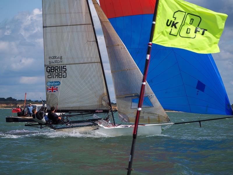 2021 UK 18ft Skiff National Championships photo copyright Kate Sullivan taken at  and featuring the 18ft Skiff class