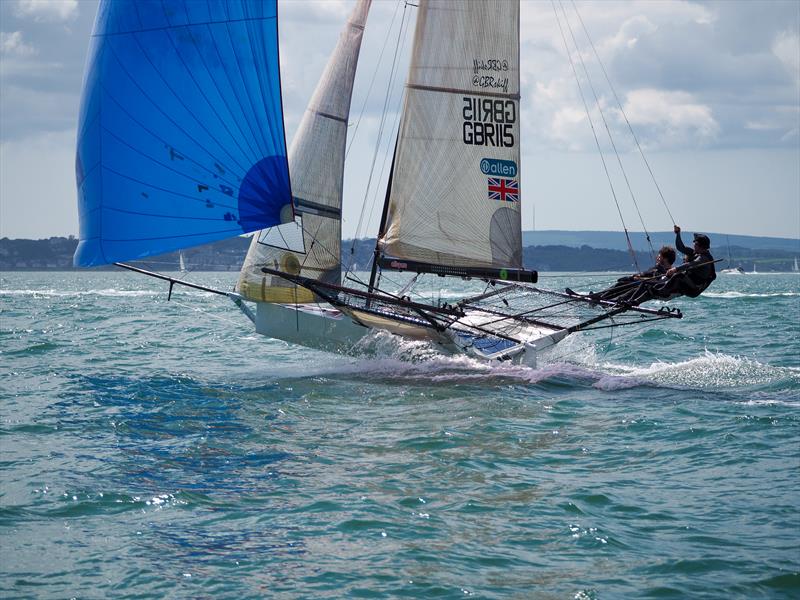 2021 UK 18ft Skiff National Championships photo copyright Kate Sullivan taken at  and featuring the 18ft Skiff class