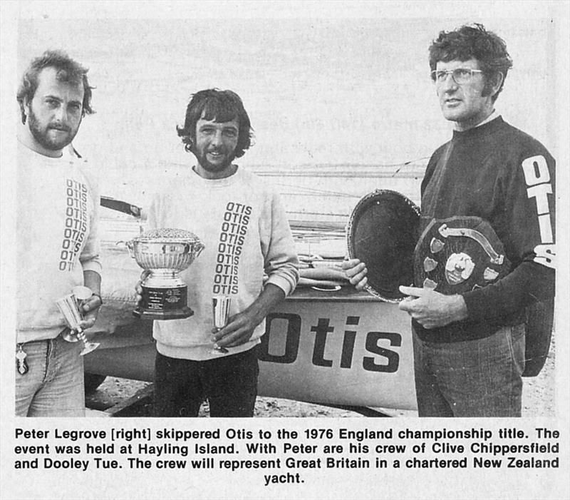 The British 18 Footer Challenge: 1977 Auckland, the first full UK crew to contest the JJ Giltinan world Championship photo copyright Archive taken at  and featuring the 18ft Skiff class
