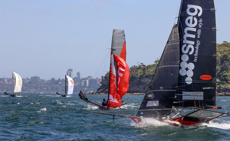 18ft Skiff NSW Championship on Sydney Harbour Race 6 photo copyright Michael Chittenden taken at Australian 18 Footers League and featuring the 18ft Skiff class