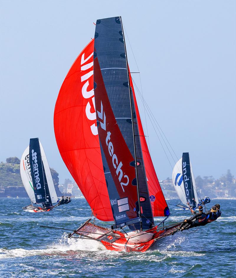 18ft Skiff NSW Championship on Sydney Harbour Race 6 photo copyright Michael Chittenden taken at Australian 18 Footers League and featuring the 18ft Skiff class