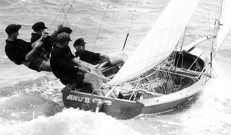 Jenny VI 1956 - Australian 18 Footers Championship photo copyright Frank Quealey taken at Australian 18 Footers League and featuring the 18ft Skiff class