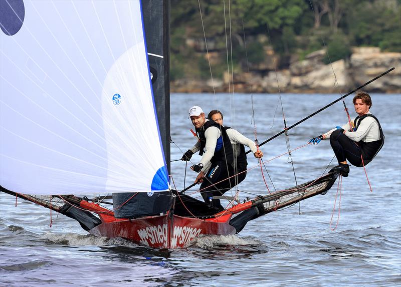 2022 JJ Giltinan 18ft Skiff Championship Race 9 photo copyright Michael Chittenden taken at Australian 18 Footers League and featuring the 18ft Skiff class