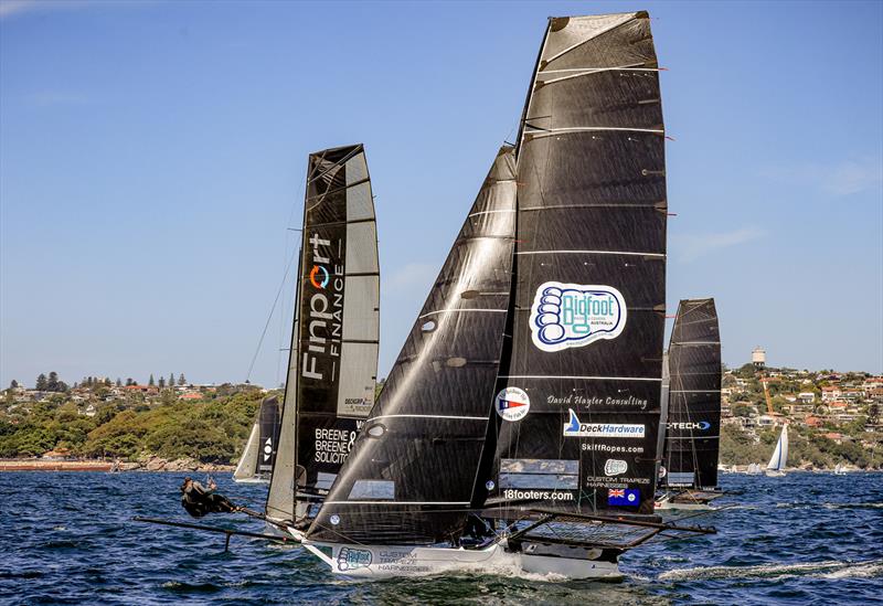 18ft Skiff 2024 JJ Giltinan Championship Race 2: Queensland's Big Foot Bags and Covers finished in seventh place - photo © SailMedia