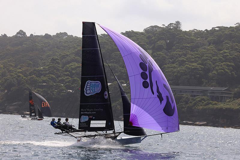 Queensland's Big Foot Bags and Covers had podium finishes on Day 4 and Day 5 - Winnings JJ Giltinan Championship photo copyright SailMedia taken at Australian 18 Footers League and featuring the 18ft Skiff class