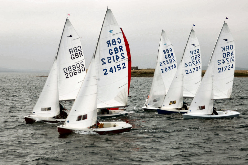 Action from the Holm Regatta photo copyright Andrew Leslie taken at Holm Sailing Club and featuring the Snipe class