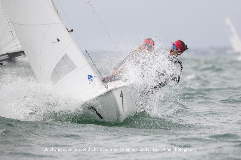 2024 Snipe Junior World Championship in Miami, Florida photo copyright Lexi Pline Photography taken at Coconut Grove Sailing Club and featuring the Snipe class