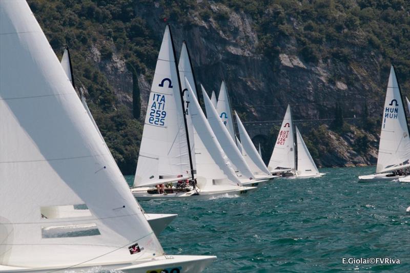 Soling European Championship 2017 photo copyright Elena Giolai / Fraglia Vela Riva taken at Fraglia Vela Riva and featuring the Soling class