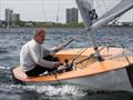 Mike Barnes racing his 37 year old Beckett build - North Sails Solo Spring Championship at King George © Will Loy