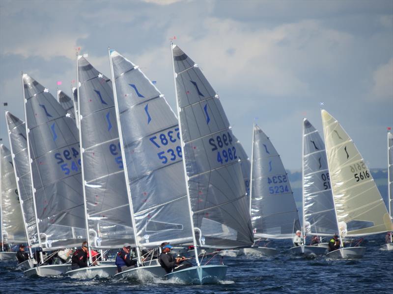 Nick Bonner leads race 11 during the Selden Solo Nationals at North Berwick - photo © Will Loy