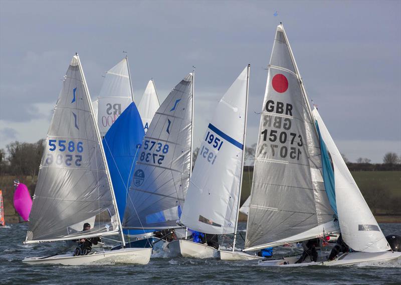 GJW Direct SailJuice Winter Series Tiger Trophy at Rutland - photo © Tim Olin / www.olinphoto.co.uk