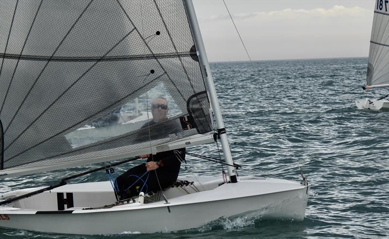 Richard Lovering, 2nd overall in the Solo Spring Championship 2022 photo copyright Will Loy taken at Felpham Sailing Club and featuring the Solo class