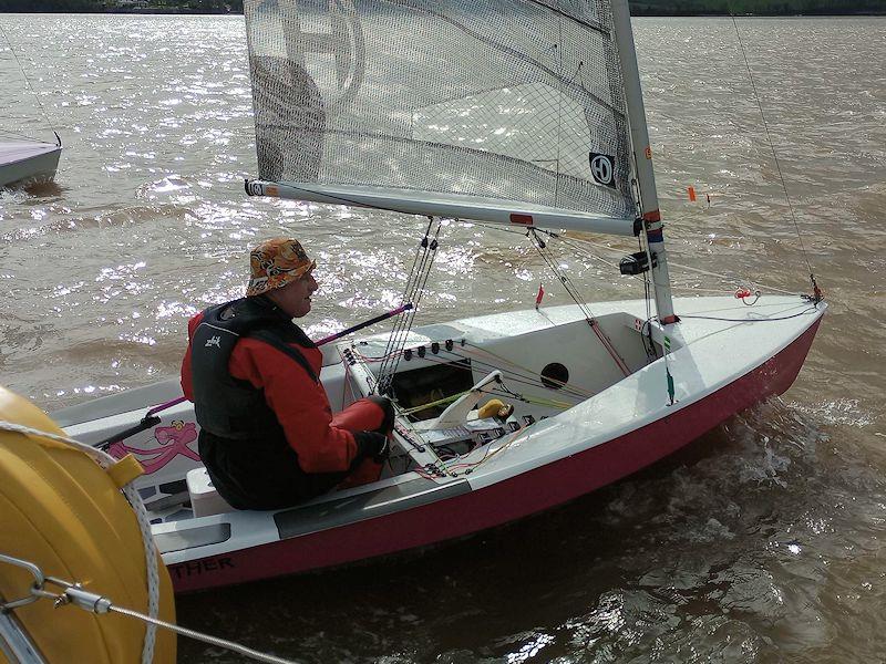 Pink Panther sailed by Shaun Welsh - Magic Marine & Triggernaut western area Solo open meeting at Torpoint Mosquito photo copyright Richard Woods taken at Torpoint Mosquito Sailing Club and featuring the Solo class