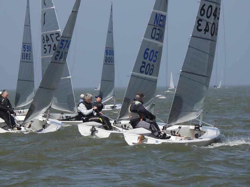 Solo Nation's Cup at Medemblik Day 1 photo copyright Will Loy taken at Royal Yacht Club Hollandia and featuring the Solo class