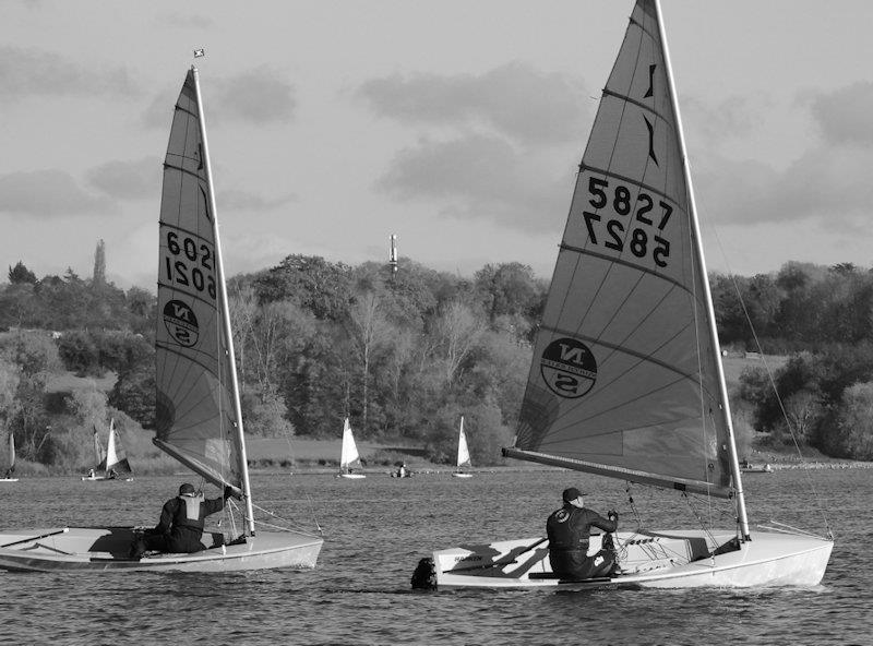 Ewan Birkin-Walls (event winner) leads Tom Gillard (second palce) in the Harken Solo class End of Season Championship at Draycote Water photo copyright Will Loy taken at Draycote Water Sailing Club and featuring the Solo class