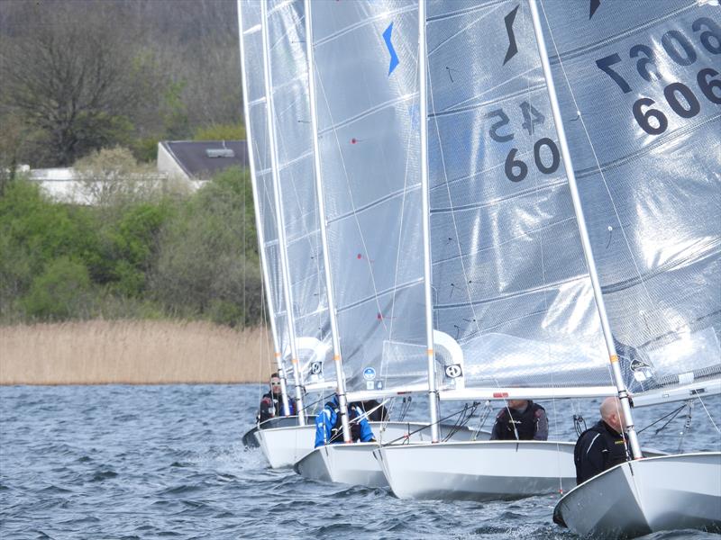 The fleet line up for race 5 during the Solo Welsh Championship - photo © Will Loy