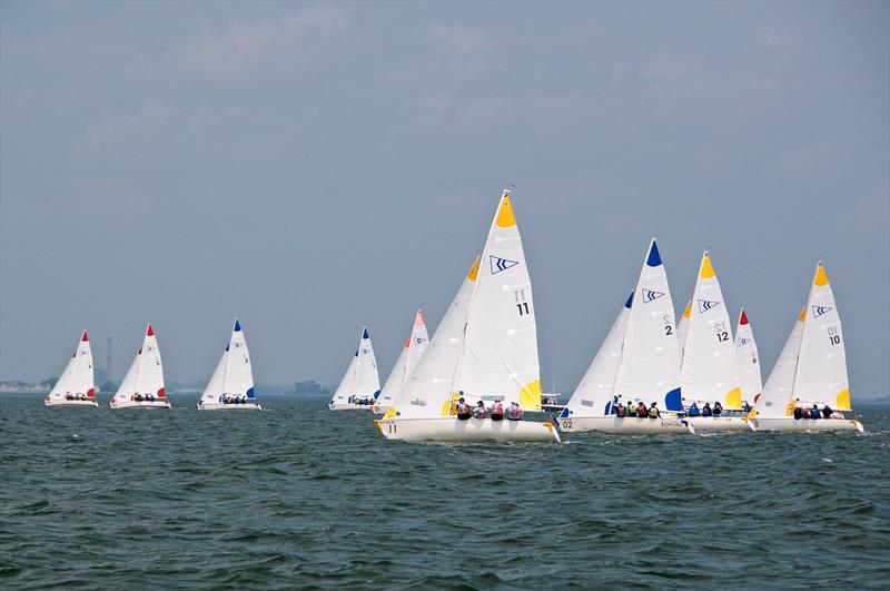Inaugural Susan Widmann Sinclair Women's Championship photo copyright 2023, Rick Bannerot, Ontheflyphoto.net taken at Noroton Yacht Club and featuring the Sonar class