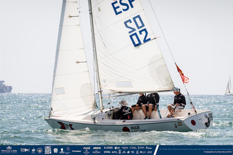 Sonar 23 Sos Mar Menor (ESP), skippered by José Antonio Anton Olmos  - ORC Sportboat European Championship photo copyright Maria Muina | RCNV taken at  and featuring the Sonar class