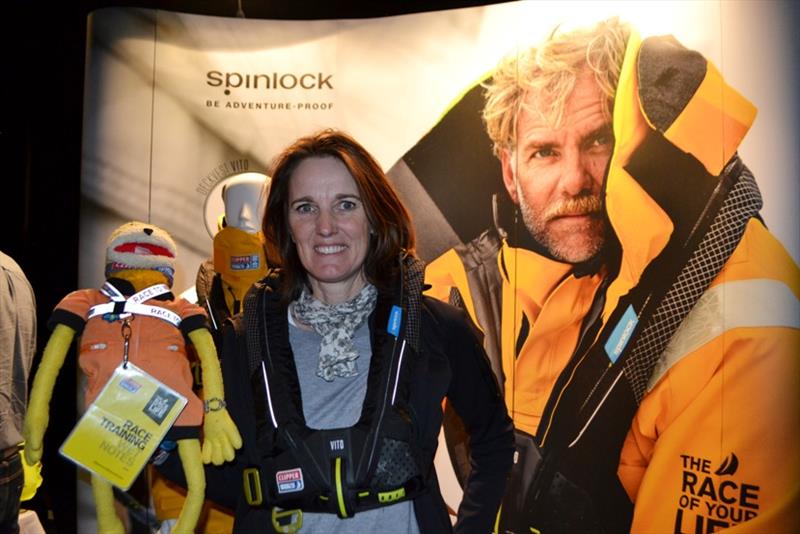 Heather Broadbent with companion It's NOT FLAT Eric - photo © Spinlock