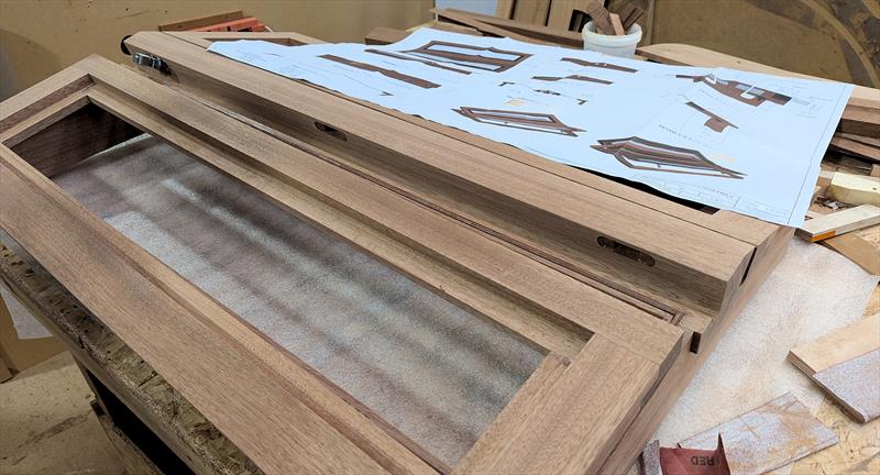 A classic skylight under construction - photo © Mark Jardine