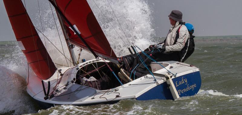 Third placed Lady Penelope during the Squib East Coast Championship in Burnham - photo © Roger Mant