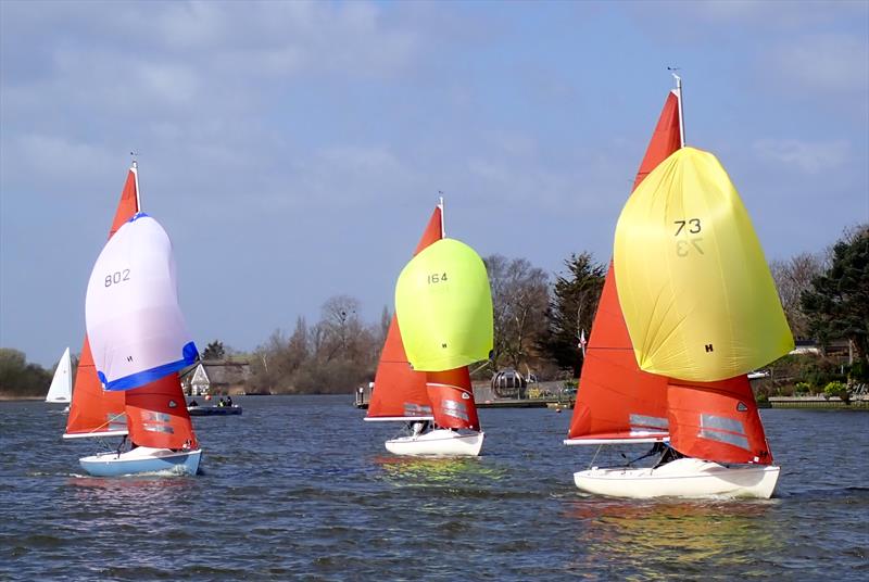 Squib Broadland Regatta - a lighter wind moment - photo © Chris Jordan