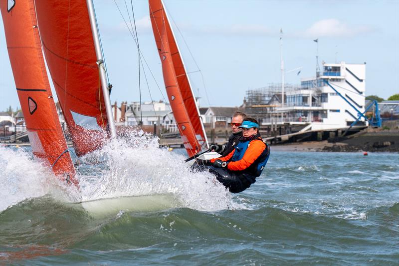 Squib Easter sailing at Royal Corinthian YC - Micky Wright and Alex Porteous  - photo © Petru Balau Sports Photography / sports.hub47.com