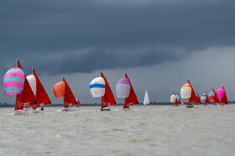The Squibs, the largest fleet in Burnham Week 2025 - photo © Petru Balau Sports Photography / sports.hub47.com