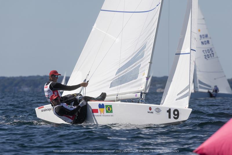 Mateusz Kusznierewicz & Bruno Prada (POL 2019) win the final race at the 100th Anniversary Star Class World Championship 2022 - photo © Matias Capizzano