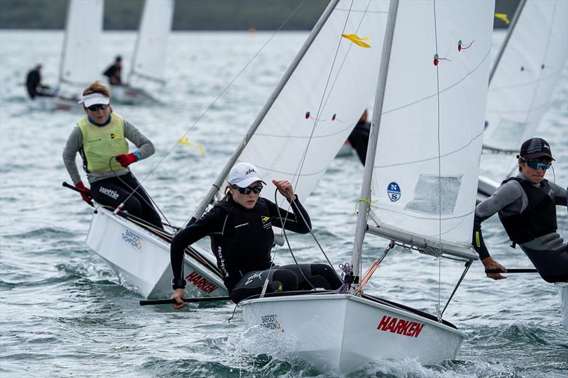 Nicloa Hume, top placed girl in the 2021 Starling Nationals photo copyright Joshua McCormack taken at Wakatere Boating Club and featuring the Starling class