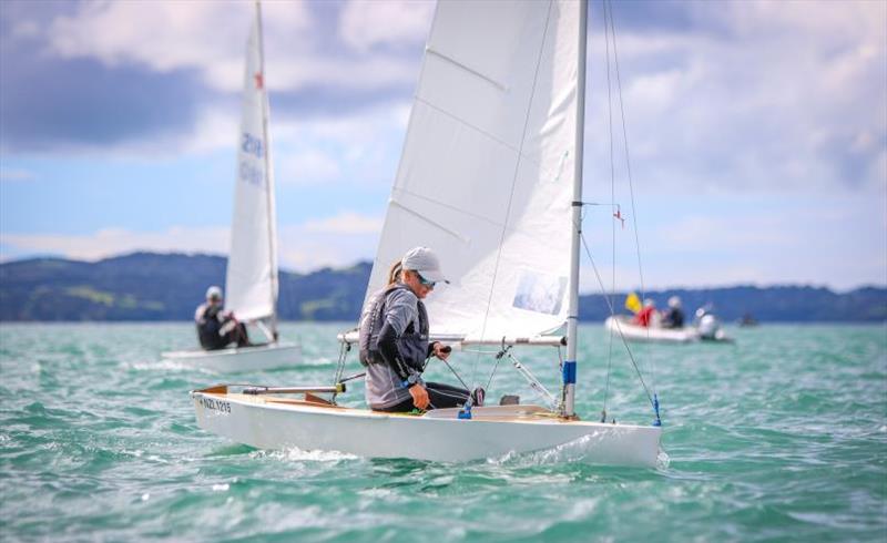 Lucy Luxford was the tope female sailor at the NZ Starling Nationals - April 2025 - Howick SC - photo © Jacob Fewtrell Media