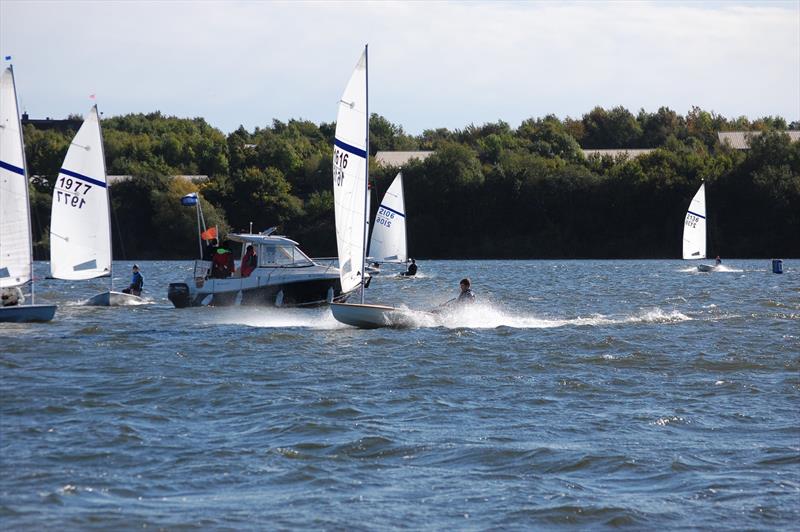 Giles Therkelson-Smith at the Noble Marine Streaker Nationals at Staunton Harold day 2 photo copyright Nick Threadgill taken at Staunton Harold Sailing Club and featuring the Streaker class