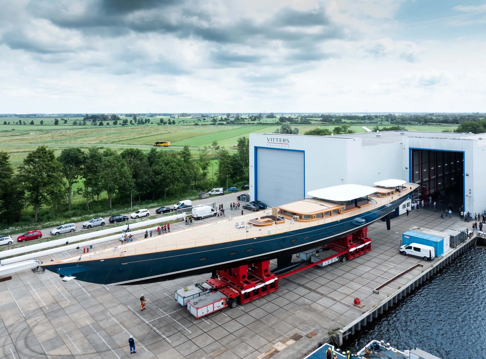 Zero Hour: the renewables-powered 69-metre Sailing Yacht Zero launches in the Netherlands