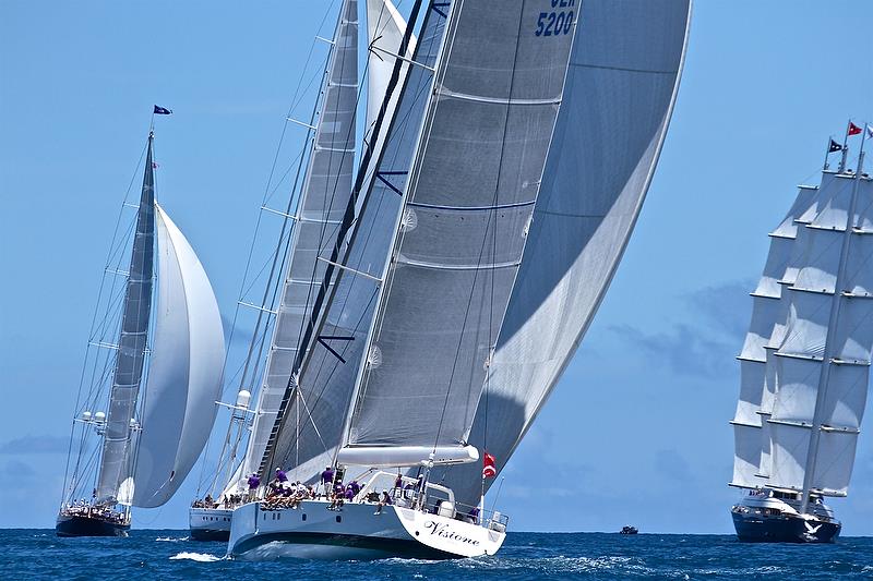 Superyacht racing is a vital part of the wider America's Cup event photo copyright Richard Gladwell taken at  and featuring the Superyacht class