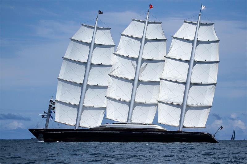 Maltese Falcon - Bermuda - Superyachts Regatta - June 2017 - photo © Richard Gladwell / Sail-World.com