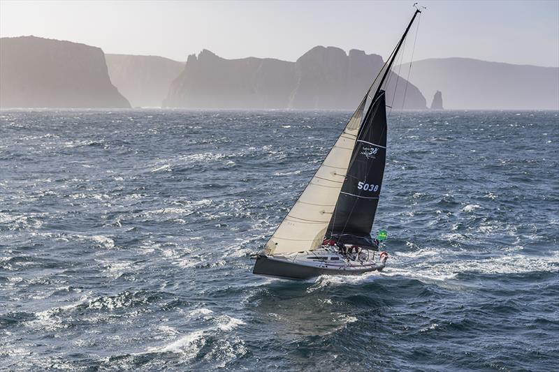 Cinquante reefed down in the Rolex Sydney Hobart  photo copyright Carlo Borlenghi taken at Cruising Yacht Club of Australia and featuring the Sydney 38 class