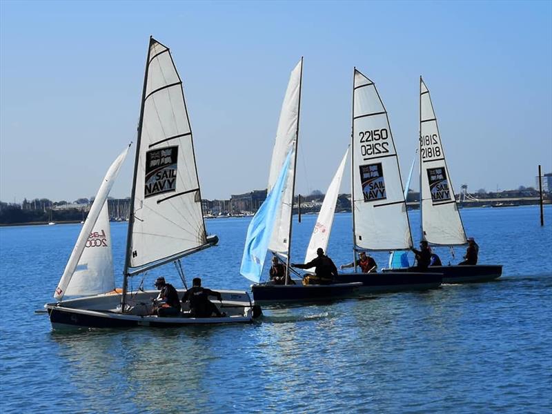 Royal Navy Sailing Association Holt Cup photo copyright Matt Irwin / Phil Warwick / Wayne Shirley / Lee Bichard taken at Royal Naval Sailing Association and featuring the Team Racing class