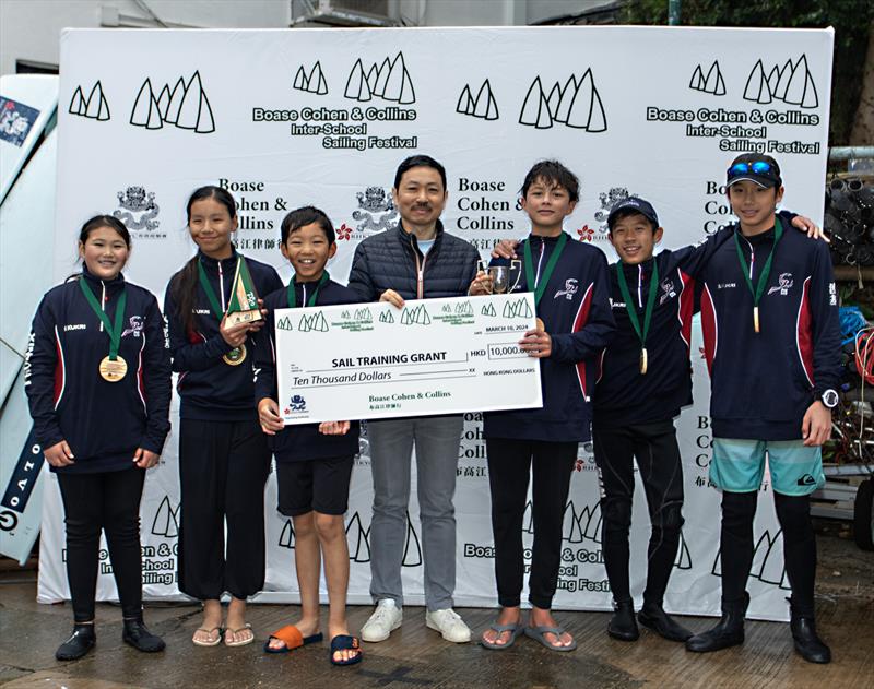 Boase Cohn & Collins Interschools Sailing Festival 2024 photo copyright RHKYC / Guy Nowell taken at Royal Hong Kong Yacht Club and featuring the Team Racing class